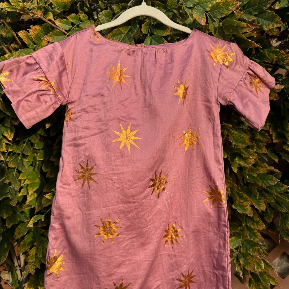 Tea Collection Dress Metallic Stars